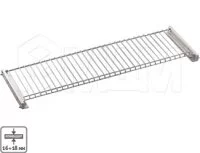 Посудосушитель для чашек без рамки, 800 мм, хром: GV80PCP