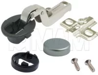 Петля стандартная вкладная площадка под саморез/хр мат круг.: C123152 под саморез/хр мат кру