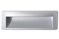 Ручка-скоба врезная, отделка алюминий