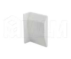 807 Заглушка для мебельного навеса, пластик, белая, левая: K075.C01L.008