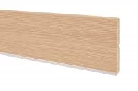 1713 Цоколь ПВХ H.120, L=4000, белёный дуб Кортина NEW