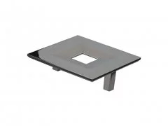 Ручка-кнопка 64мм, металл, хром