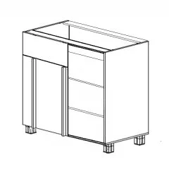 Корпус переходной (2 полки+ Ф/П) 800*560*920
