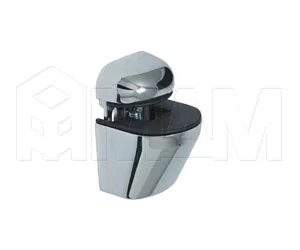 ПЕЛИКАН Менсолодержатель для деревянных и стеклянных полок 4 - 22 мм, хром: SU02A CR