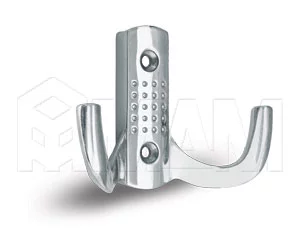 ARGUS Крючок двухрожковый хром: Z-341.G2