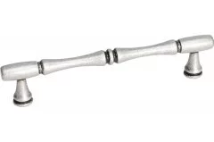 Ручка-скоба 128мм, отделка старое серебро с блеском: WMN.766X.128.M00E8 Ручка-скоба 128мм, отделка старое серебро с блеском: WMN.766X.128.M00E8