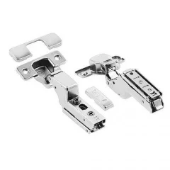 GTV: Петля SOLID PRO внутренняя самозакрывающаяся, регулировка в 3 плоскостях, прямая планка CLIPON: ZM-DCHCB07-3DBEO