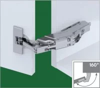 Петля TIOMOS со встроенным амортизатором специальная (90/160) накладная: F028138380