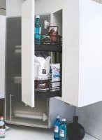 Kessebohmer: Пенал выдвижной «Black Roger», 2 полки