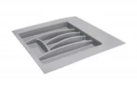 Ёмкость в базу 500-550 для столовых приборов, цвет серый