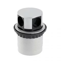 GTV: Удлинитель круглый врезной 4 розетки CHARGER (Schucko), провод 1, 5м, алюминий: AE-BPW4S100-53