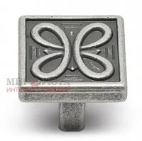 Ручка-кнопка 16мм серебро состаренное: 2040.16.09