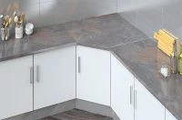 Столешница для угловых решений 900х900х38,8 Флейм глянец