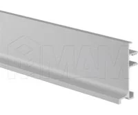 GOLINE Универсальная профиль-ручка без демпферов под столешницу, алюминий матовый, L-4080: GL2.548A.4080.7F