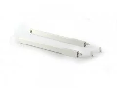 Рейлинги Firmax длина 400 мм, квадратные верхние для ящика Newline, белые