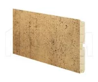 Цоколь пластиковый (высота 100, длина 4000 мм), состаренное золото: 10.GOLD 4M