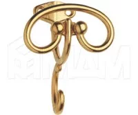 Крючок двухрожковый бронза состаренная: 7707B00.21OV