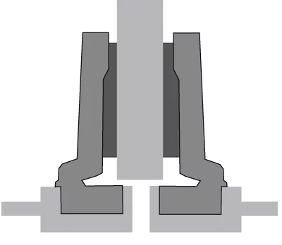 Hettich: 72965: Петля Intermat 9924 угол 95°, чашка TH42 диаметр 26, на среднюю стенку (B2, 5)