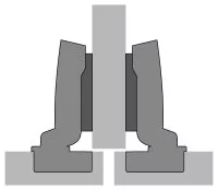 Hettich: 9073609: Sensys петля для смежных дверей