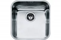 Мойка SVX 110-40, выпуск3,5&quot;, сталь полированная, стоп-вентиль в комплекте