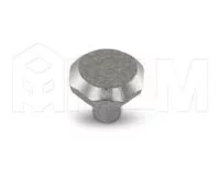 Ручка-кнопка железо белое: WPO.761.000.00C8