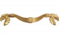 Ручка-скоба 96мм, отделка золото матовое "Милан"