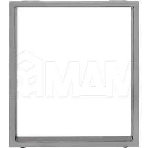 Опора для стола П-образная, 60х30, H720+5мм, хром матовый, 1шт.: П60X30/720 AL