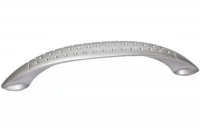 Ручка-скоба 128мм, отделка алюминий