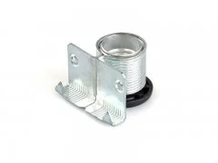 Ножка накладная, регулируемая для шкафа с пластиковым подпятником, замак Ножка накладная, регулируемая для шкафа с пластиковым подпятником, замак