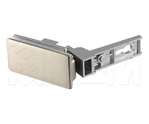 Петля CF для стекл. двери вкладная, под сверление, нержавеющая сталь: CF01024 NP