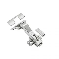 Петля GTV ZM-НСKT 30 градусов угловая самозакрывающаяся с планкой: ZM-HCKT30-BE-S