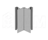 Мультиуголок (высота 150), алюминий матовый: 19.0400.55