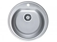 Мойка Alveus Form 30 satin, диаметр 510мм, глубина 185мм