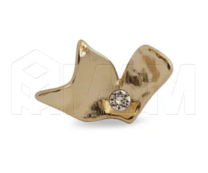 Ручка-кнопка золото с кристаллами Сваровски: S8105K.17