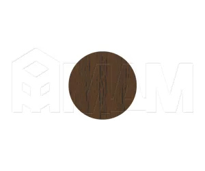 Заглушка самоклеящаяся орех, D20 мм (18 шт.): 20.076-HM