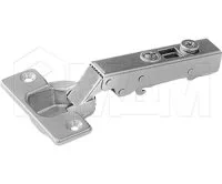 Петля Integra slowmotion со встроенным доводчиком стандартная (90/110) накладная, межцентровое 45мм: 51ASH50500C