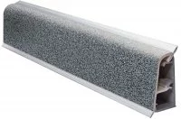 042.Бортик овальный L=4000, серый металлик