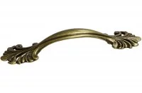 Ручка-скоба 96мм, отделка бронза античная "Флоренция"