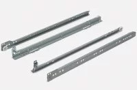 208/45.6 Комплект роликовых направляющих L=450мм с регулировкой, серый металлик