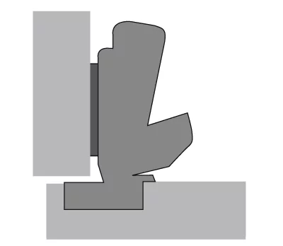 Hettich: 9099750: Петля Sensys 8657, 12.5 мм, TH 42, Под прикручивание