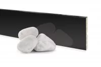 0330 Цоколь ПВХ H.100, L=4000, черный глянец NEW