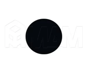 Заглушка самоклеящаяся черная, D40 мм (15 шт.): 40.010-HD