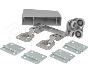 PS23 Компл. роликов и аксессуаров для складной двери (левый): PS23DL