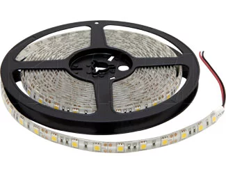 Лента светодиодная 5050/60, 12V, 5 м, теплый белый 3200К, IP65, 14.4W/1м: LS-5050WW-IP65-14.4