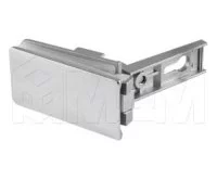 Петля CF для стекл. двери накладная, под сверление, хром: CF01025 CL