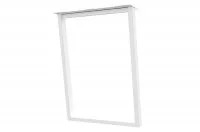 Опора для стола наклонная Фиджи, l.595, h.820, отделка белый бархат (матовый)