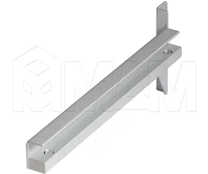 KALI полкодержатель для стеклянных полок толщиной 8/10 мм, комп. на 1 полку, серебро: KL240GR