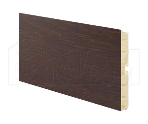 Цоколь пластиковый (высота 120, длина 4000 мм), дуб Венге: 12.1703 4M
