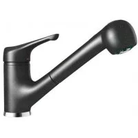 Schock: 710075 Смеситель Neos-D, Cristalite, выдвижной излив оникс Schock: 710075 Смеситель Neos-D, Cristalite, выдвижной излив оникс