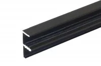 Профиль кромочный под пропил для 18мм, L=3000мм, отделка черная
